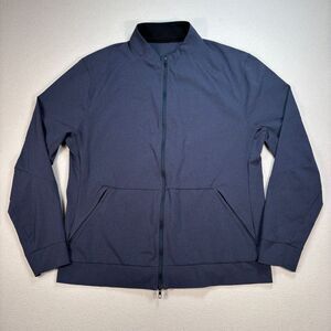 Lululemon Airing Easy Jacket Men's XL Mach Blue Track Swift Mesh Full Zip M4705S